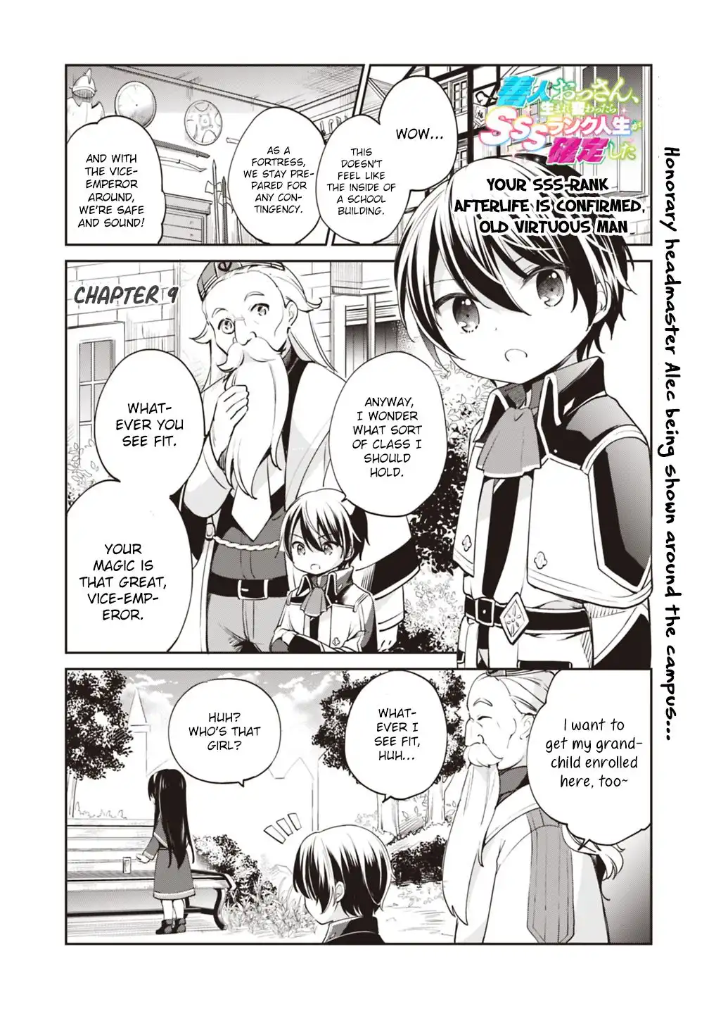 Zennin Ossan, Umarekawattara SSS Rank Jinsei ga Kakutei Shita Chapter 9 1